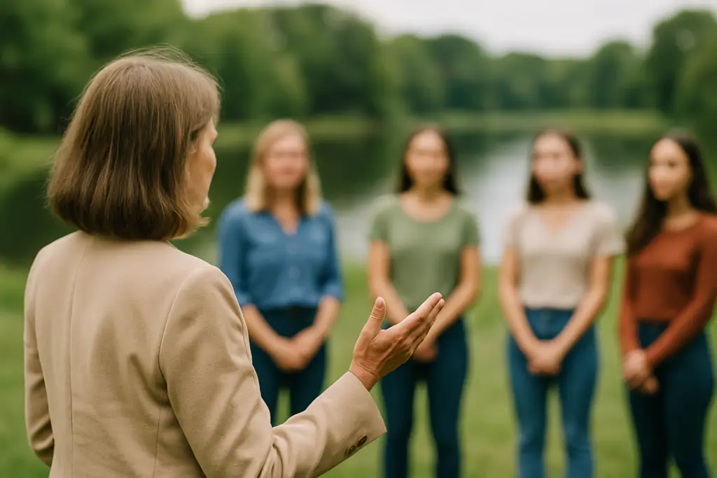 in den Workshops mit Heike Novak können Frauen Ihr Selbstbewusstsein stärken
